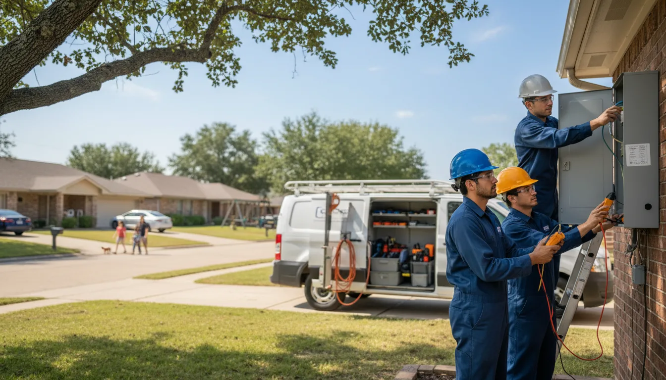 Certified electrician providing emergency electrical services in Andersonville, GA